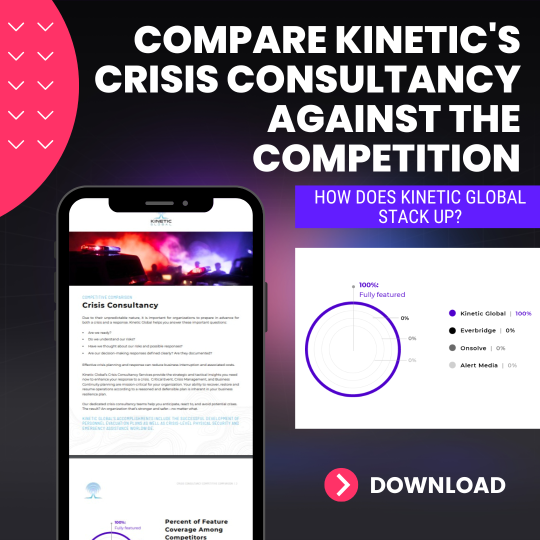 Crisis Management Consultancy Services from Kinetic Global - A leading provider of Critical event management software